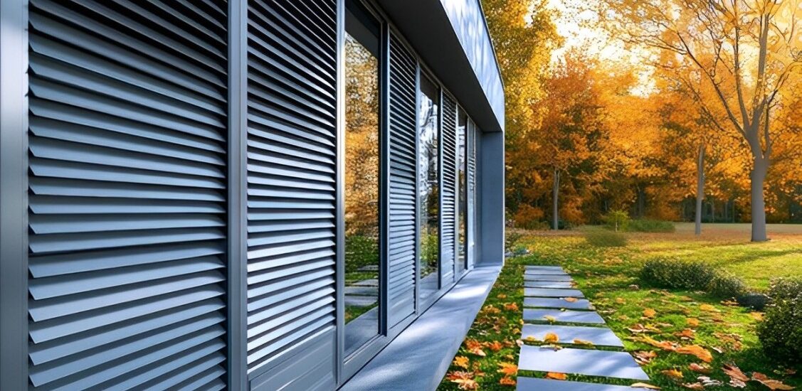 Volets coulissants en aluminium