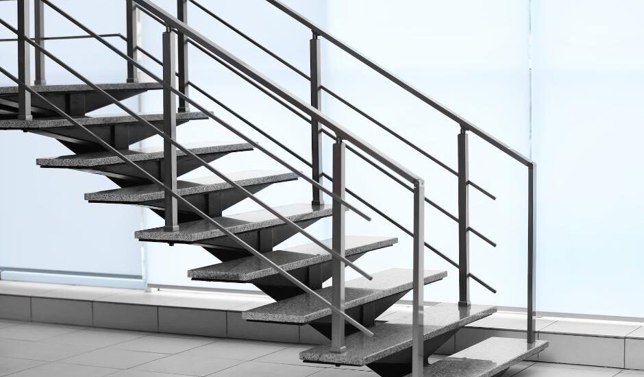 escalier métallique