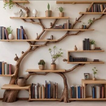 etagere en bois flotté